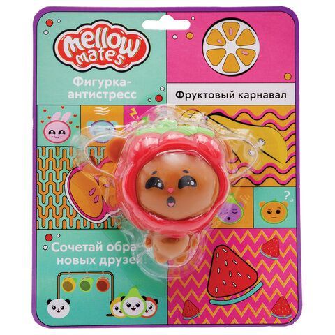 Игрушка-антистресс Mellow Mates,  ассорти 8 видов, Funky Toys, FT866070