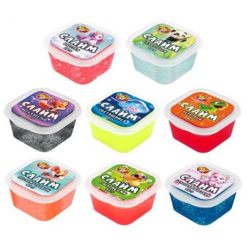 Слайм, НАБОР 8 видов, 50 г, JOLLY JOT (ДЖОЛЛИ ДЖОТ), 667318