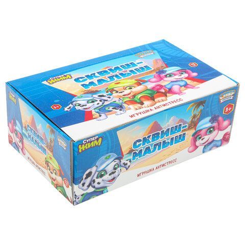 Игрушка-антистресс "СУПЕРЖИМ" СУПЕР ЩЕНКИ, 5,5х5,5 см, 8052
