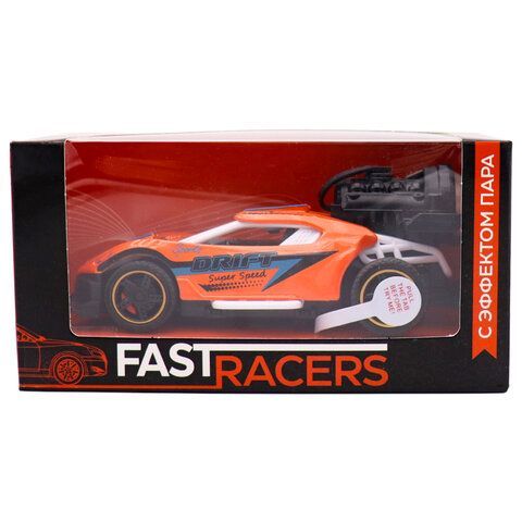 Машинка металлическая СВЕТ, ЗВУК, ПАР, 14 см, АССОРТИ, Funky Toys