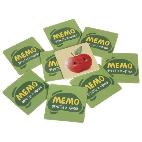 Игра настольная МЕМО 36 карточек, АССОРТИ, HATBER, 36ИнМ