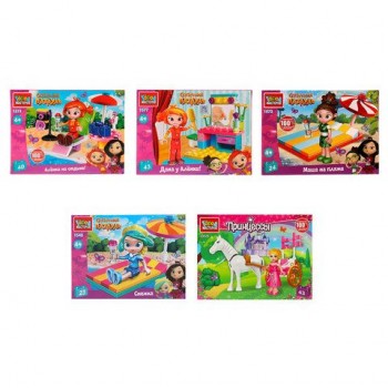 Конструктор пластиковый СКАЗОЧНЫЙ ПАТРУЛЬ, 24 - 43 детали, ассорти, ГОРОД МАСТЕРОВ