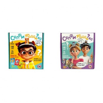 Игра настольная СЕЛФИ УГАДАЙКА, АССОРТИ, Русский стиль