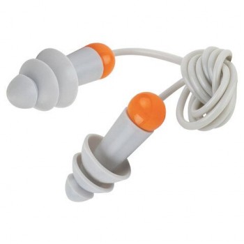 Беруши многоразовые со шнурком SNR 33дБ, 1 пара, пакет, JETA SAFETY 10 шт., JEM31-b Sonido Max