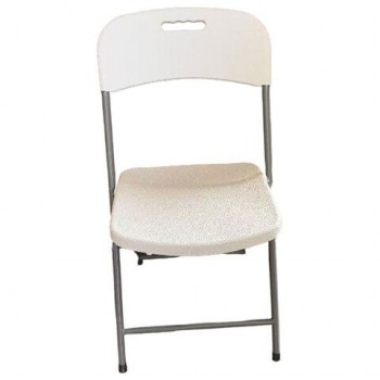 Стул складной NOSTRESS Country FC-003, НАГРУЗКА до 150кг, КОМПЛЕКТ 2шт., пластик HDPE белый,680059