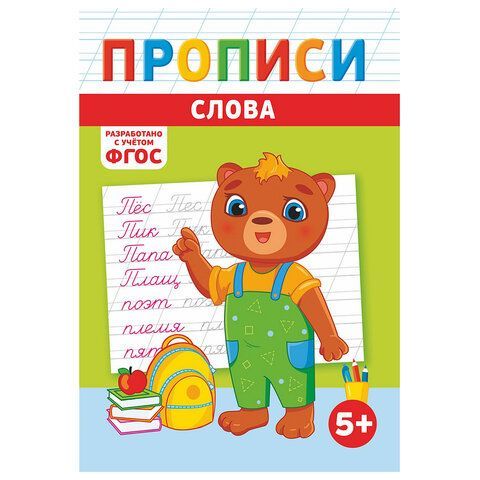 Прописи детские по ФГОС, А5, 16 стр., 14х20 см, АССОРТИ, ЛиС