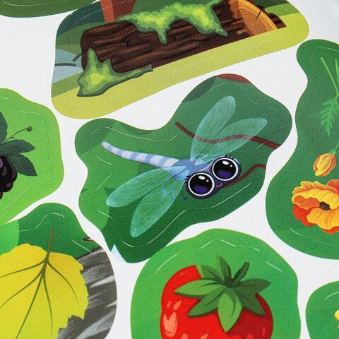 Книжка с наклейками "НАКЛЕЙКИ МАЛЫШАМ", ассорти, 162х215мм, 16 стр., УМКА