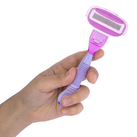 Бритвенный станок многоразовый женский, 5 лезвий, 12 кассет, X-ONE, 700021