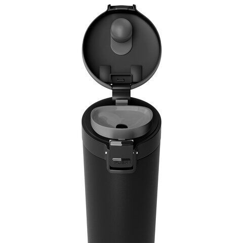 Термокружка 380 мл JOYLUX CLASSIC, нержавеющая сталь SUS304, черный матовый, 700270