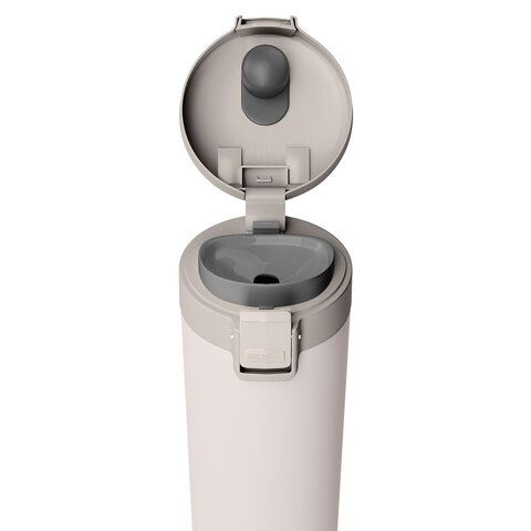 Термокружка 380 мл JOYLUX CLASSIC, нержавеющая сталь SUS304, белый матовый, 700271