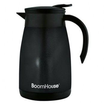 Чайник-термос 1л COFFEE BREAK, нержавеющая сталь SUS304, черный, ТЕРМОЧАЙНИК, BOOMHOUSE (БумХаус), 700328