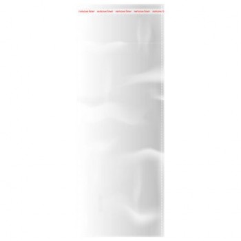 Пакеты БОПП с клеевым клапаном КОМПЛЕКТ 100 штук, 9 х 20 + 4 см, 25 мкм с усиленным швом, BRAUBERG 20 шт., 700403