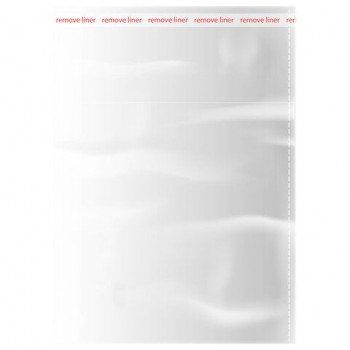 Пакеты БОПП с клеевым клапаном КОМПЛЕКТ 100 штук, 10 х 10 + 4 см, 25 мкм с усиленным швом, BRAUBERG 20 шт., 700404