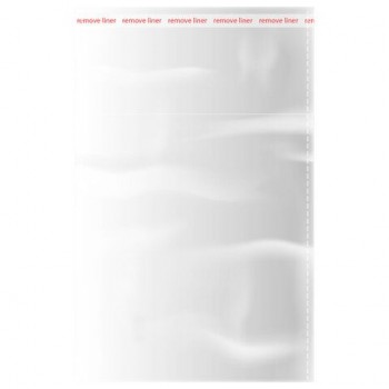 Пакеты БОПП с клеевым клапаном КОМПЛЕКТ 100 штук, 15 х 20 + 4 см, 25 мкм с усиленным швом, BRAUBERG 10 шт., 700406