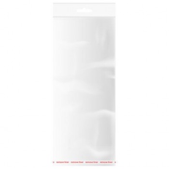 Пакеты БОПП с европодвесом, клеевым клапаном КОМПЛЕКТ 100 штук 13 х27 + 3 + 4 см белая подложка, BRAUBERG, 700415