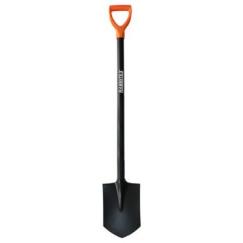 Лопата штыковая стальная RABBITEX "STRONG METAL" 19х27см, L=115см, черенок сталь V-ру, 700476