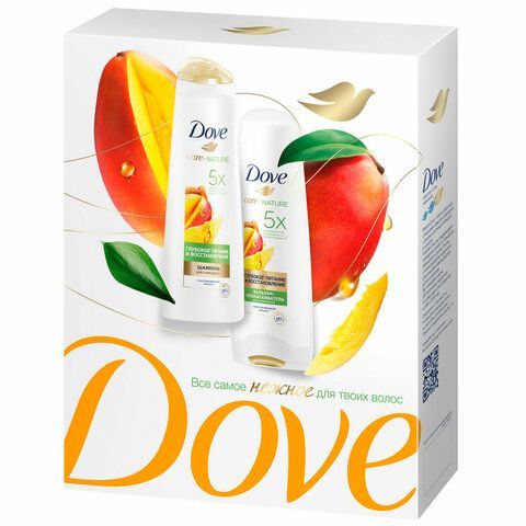 Промонабор: Шампунь 250мл+Бальзам-ополаскиватель 200мл DOVE&quot;Глубокое питание и восста