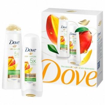 Промонабор: Шампунь 250мл+Бальзам-ополаскиватель 200мл DOVE"Глубокое питание и восста