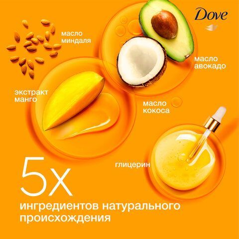 Промонабор: Шампунь 250мл+Бальзам-ополаскиватель 200мл DOVE&quot;Глубокое питание и восста