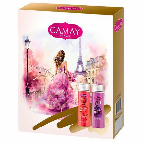 Промонабор: Гель для душа CAMAY &quot;Тайное блаженство&quot; 250мл + &quot;Магическое заклинание&quot; 2