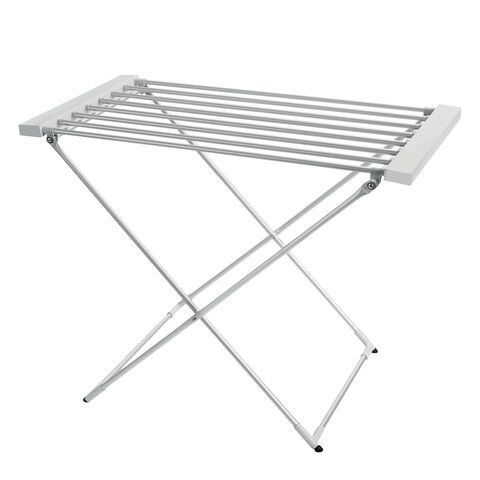 Сушилка для белья электрическая, напольная, раскладная, алюминиевая, нагрев 60°С, LAIMA HOME, 700977