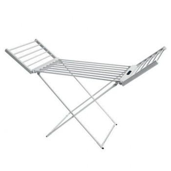 Сушилка для белья напольная, электрическая, раскладная, три зоны сушки, алюминиевая, таймер/регулировка темп. 45-70°С, LAIMA HOME, 700979