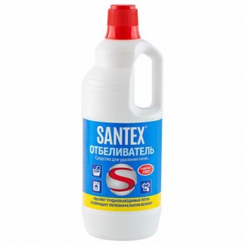 Пятновыводитель-отбеливатель 1кг SANTEX, с хлором, 5300018