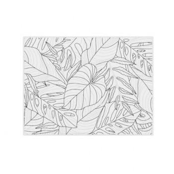 Коврик для сушки посуды из микрофибры, 38х50см, "ТРОПИКИ", 300г/м2, BOOMHOUSE (БумХаус), 701147