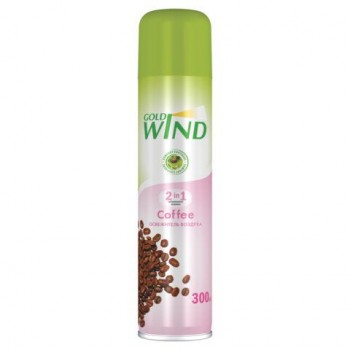 Освежитель воздуха аэрозольный 300мл GOLD WIND 5 шт. "Cofee" ш/к 98751, 5-02.04.254.06