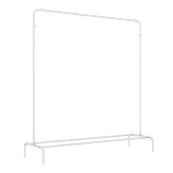 Вешалка для плечиков BOOMHOUSE GR-001 (в1500*ш1100*г400мм), металл, белая, 701435