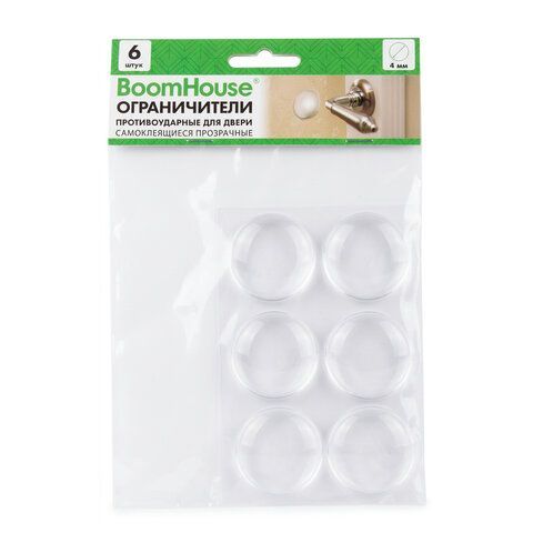 Ограничитель для двери противоударный, d=4 см КОМПЛЕКТ 6 шт., BoomHouse 10 шт., 701837