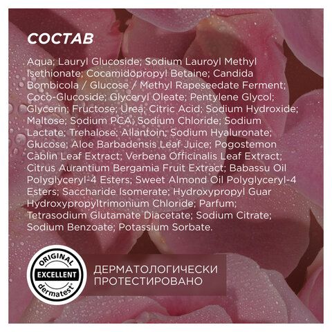 Гель для душа 3,5л SYNERGETIC "Пачули и ароматный бергамот" натуральный, биоразлагаем, 400350