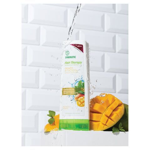 Бальзам для волос 360мл SYNERGETIC HAIR THERAPY "Объем и густота волос", натуральный,, 701419