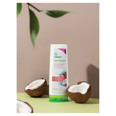 Бальзам для волос 360мл SYNERGETIC HAIR THERAPY "Укрепление и питание", натуральный,, 701420