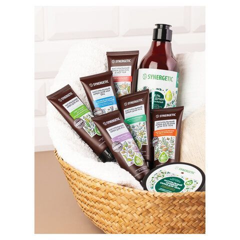 Крем для рук и ногтей 75мл SYNERGETIC "Питательный", натуральный, 300031