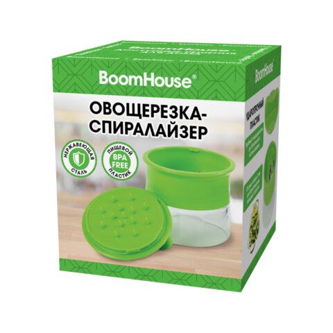 Овощерезка-спиралайзер, ручная, нержавеющая сталь, BoomHouse, 702097