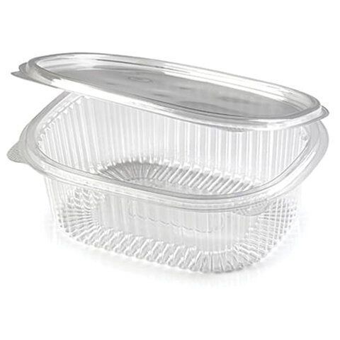 Одноразовый контейнер овальный 500мл С КРЫШКОЙ ЮП-РКС КОМПЛЕКТ 360шт прозрачный ПЭТ,, ЮУПМ6131