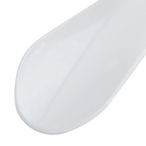 Ложка рожок для обуви ПЛАСТИКОВАЯ 15см, БЕЛАЯ, WBZ 60 шт. SHOES, 702520