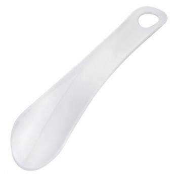 Ложка рожок для обуви ПЛАСТИКОВАЯ 15см, БЕЛАЯ, WBZ 60 шт. SHOES, 702520