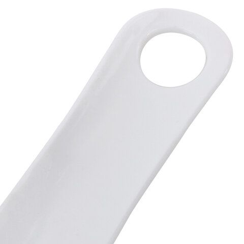 Ложка рожок для обуви ПЛАСТИКОВАЯ 15см, БЕЛАЯ, WBZ 60 шт. SHOES, 702520