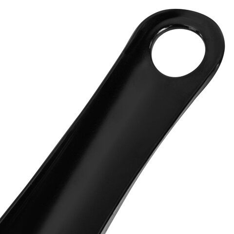 Ложка рожок для обуви ПЛАСТИКОВАЯ 15см, ЧЕРНАЯ, WBZ 60 шт. SHOES, 702522