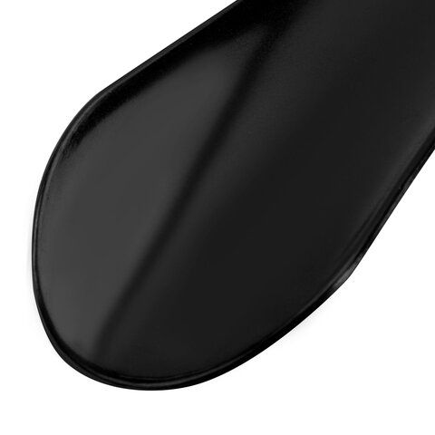 Ложка рожок для обуви ПЛАСТИКОВАЯ 15см, ЧЕРНАЯ, WBZ 60 шт. SHOES, 702522