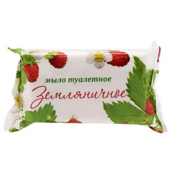 Мыло туалетное 200г "Земляничное" ММЗ, ординарное, цветная обертка, ш/к 92068
