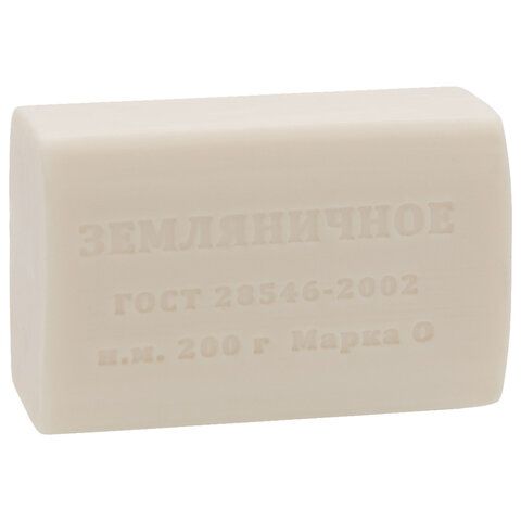 Мыло туалетное 200г "Земляничное" ММЗ, ординарное, цветная обертка, ш/к 92068