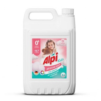 Гель для стирки белья концентрированный 5л GRASS ALPI, "Детский", ш/к 06817, 125779