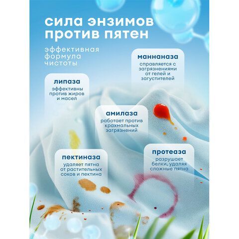 Гель для стирки цветного белья концентрированный гипоаллергенный 5кг CRISPI by GRASS,, 125952