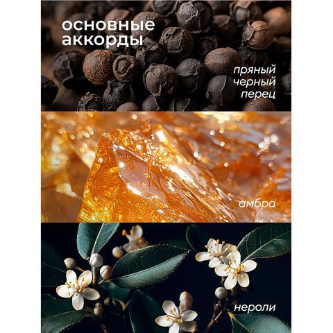 Мыло жидкое парфюмированное гипоаллергенное 5л GRASS MILANA "Черный перец, амбра и нероли", 125710