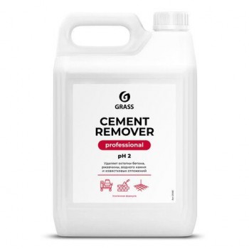 Средство для уборки после строительства 5,8кг GRASS CEMENT REMOVER PROFESSIONAL, кислотное, 125442