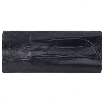 Мешки для мусора 60л черные в рулоне 30 штук особо прочные, ПВД 30 мкм, 58x68см, LAIMA, 702658