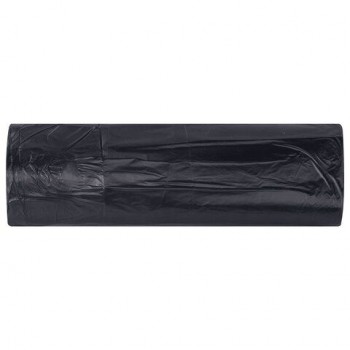 Мешки для мусора 120л черные в рулоне 10 штук особо прочные, ПВД 65 мкм, 70x110см, LAIMA, 702672